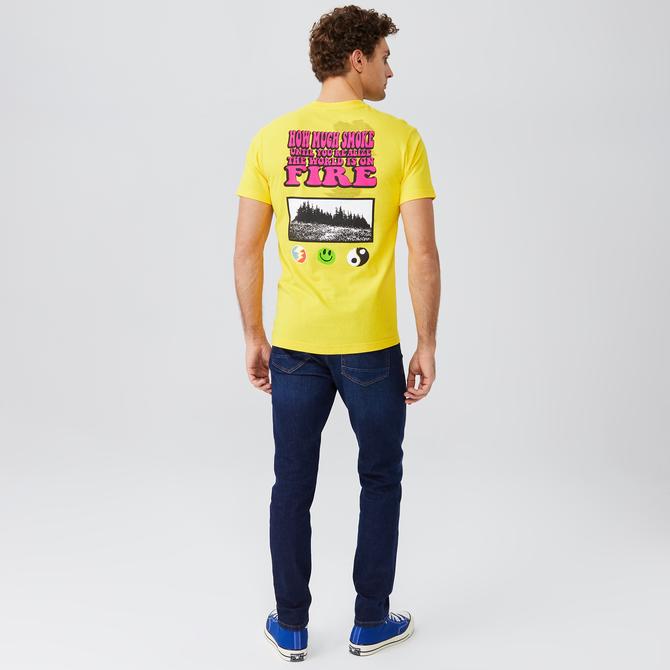  The Hundreds Climate Erkek Sarı T-Shirt