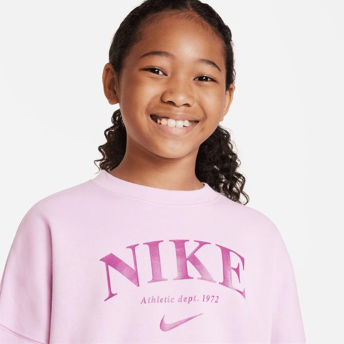  Nike Fleece Çocuk Pembe Sweatshirt