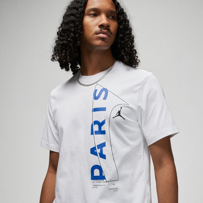  Jordan Paris Saint Germain Erkek Beyaz T-Shirt