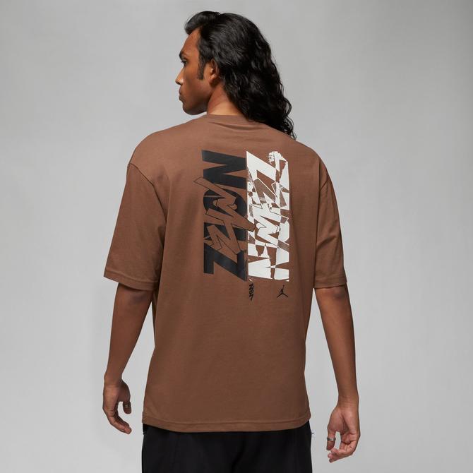  Jordan Zion Erkek Kahverengi T-Shirt