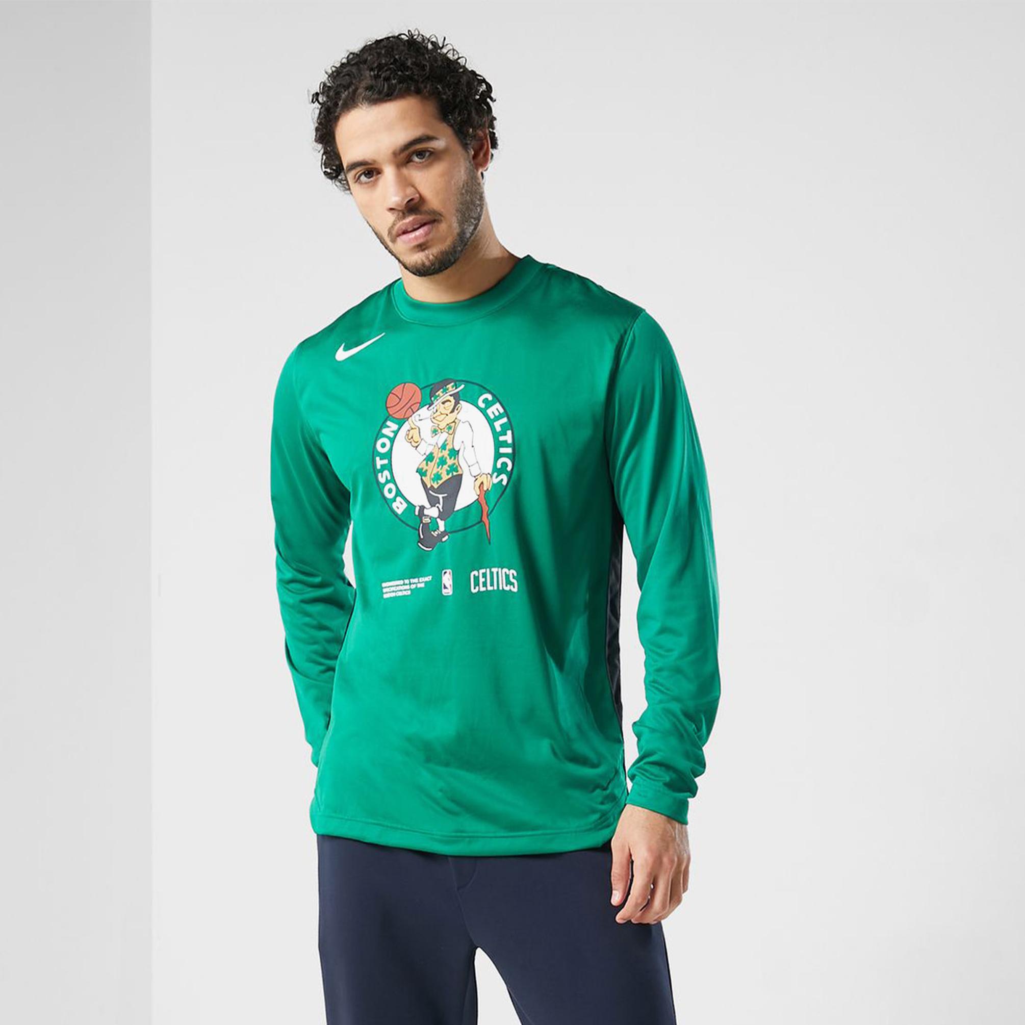  Nike Boston Celtics NBA Erkek Yeşil Sweatshirt