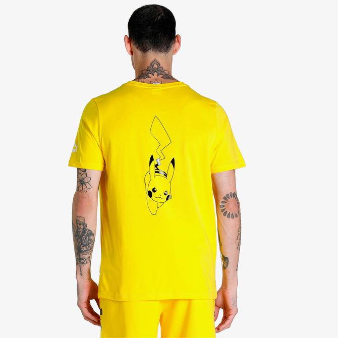  Puma X POKEMON Unisex Sarı T-Shirt