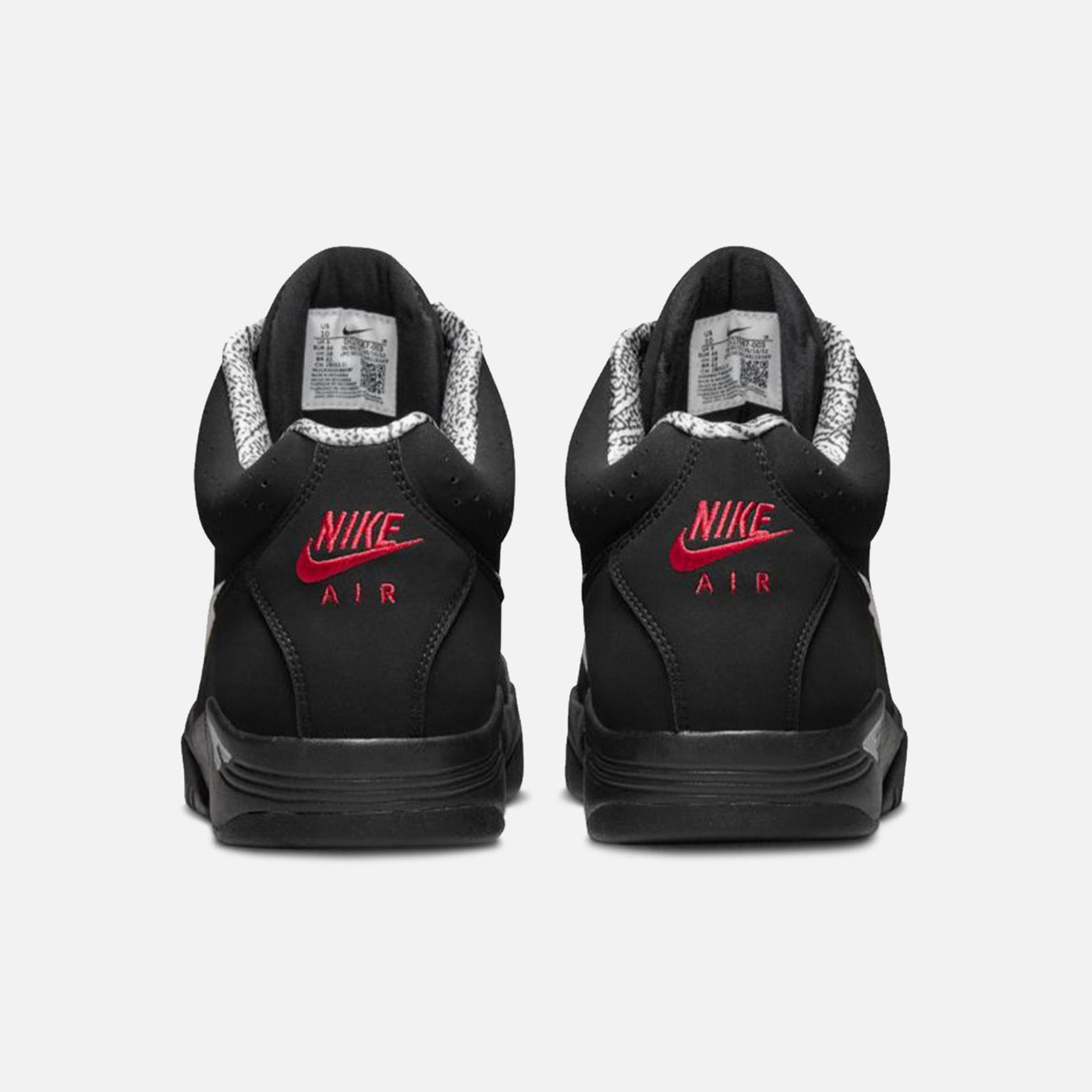  Nike Air Flight Lite Mid Erkek Siyah Spor Ayakkabı