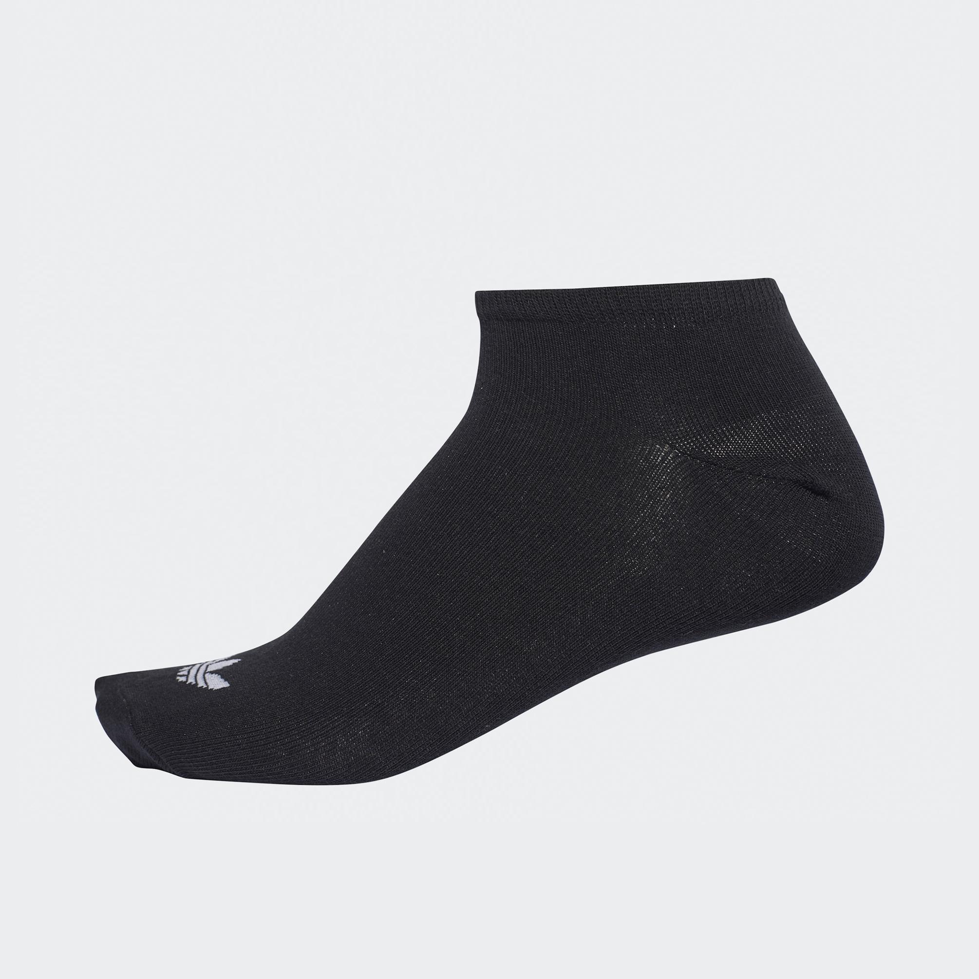 adidas Trefoil Liner Unisex 3'lü Siyah Çorap