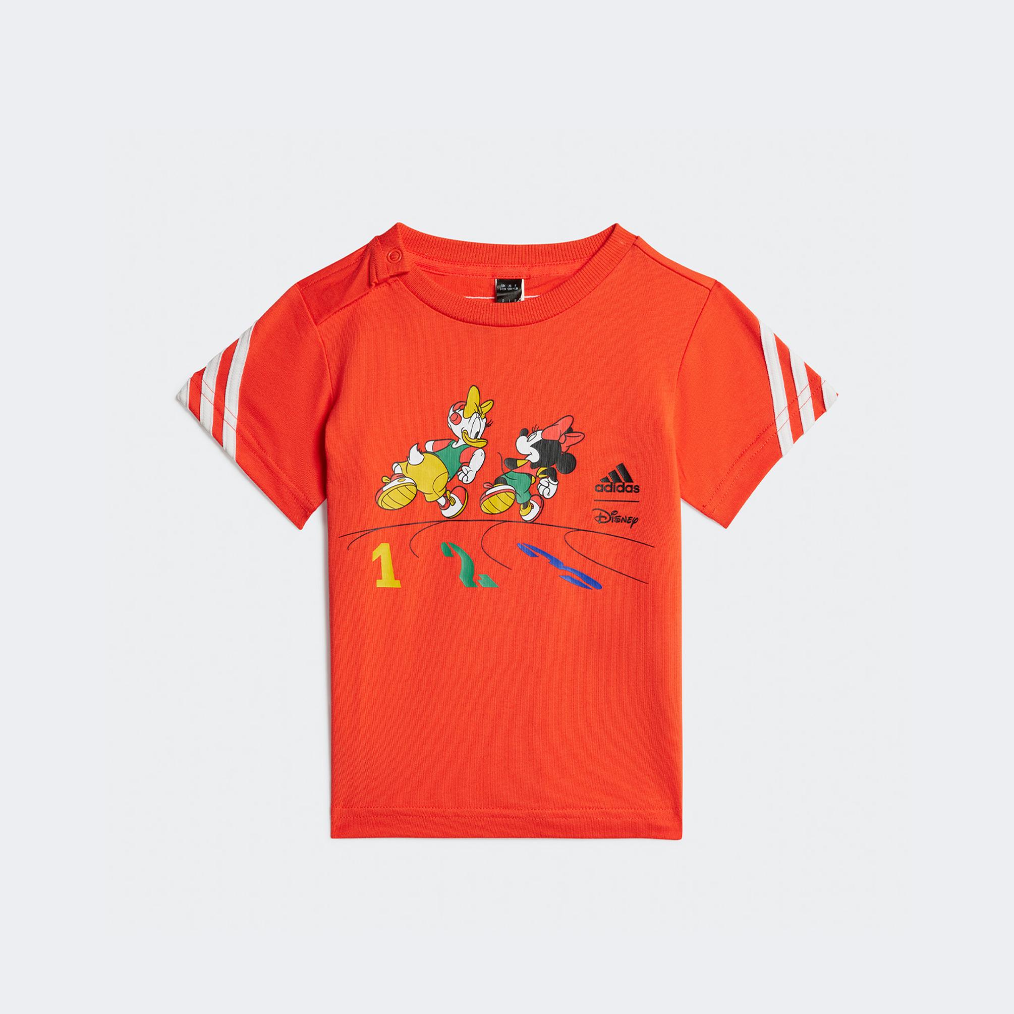  adidas x Disney Mickey Mouse Çocuk Turuncu T-Shirt