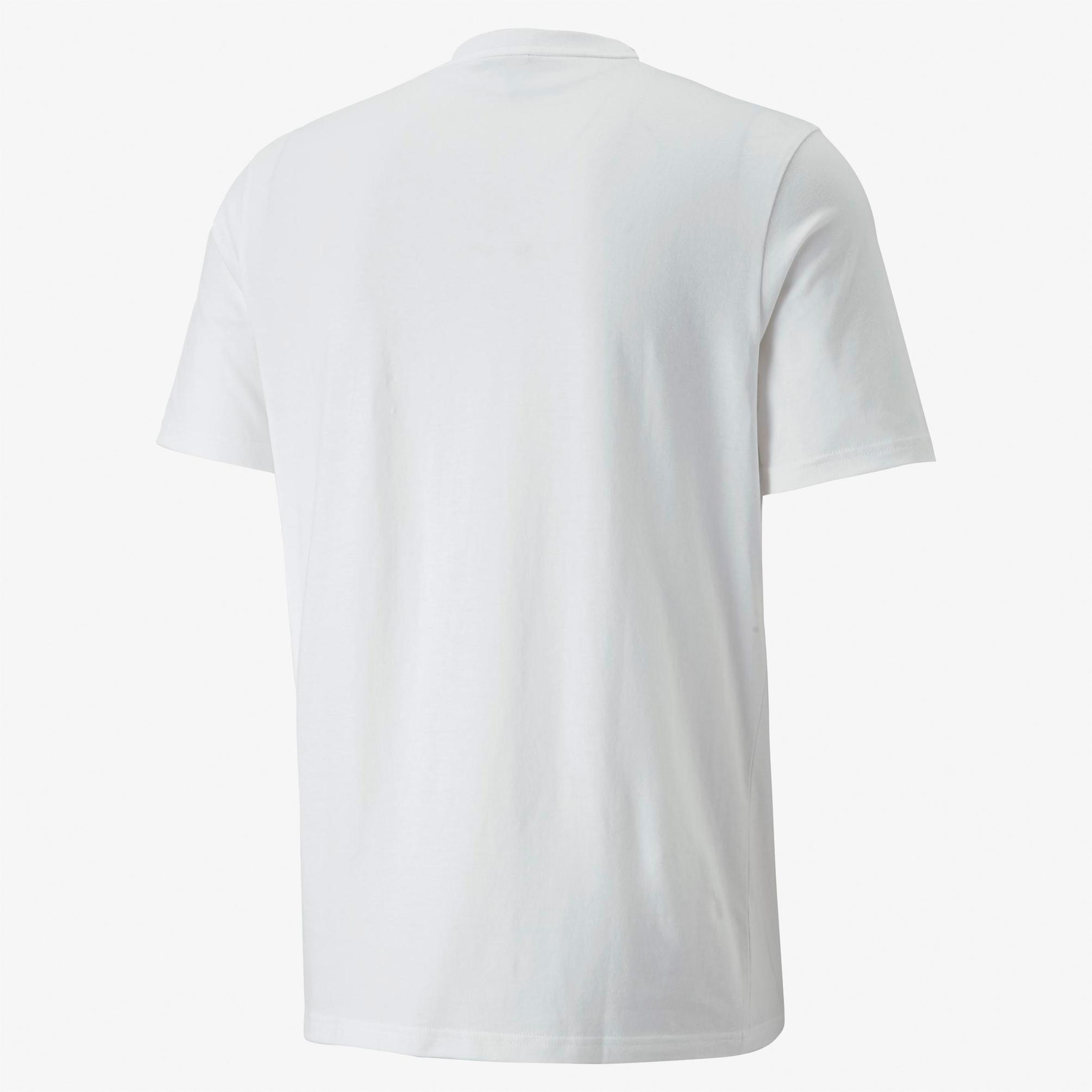 Puma Classics Small Logo Erkek Beyaz T-Shirt