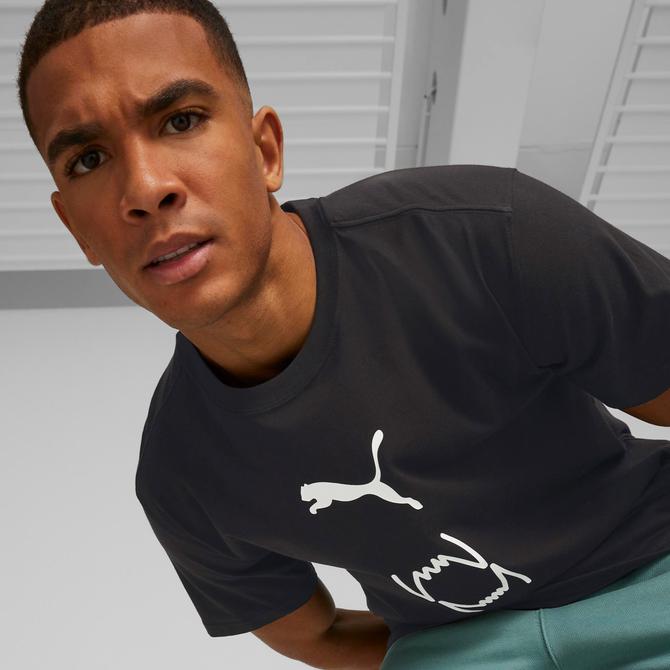  Puma Franchise Core Erkek Siyah T-Shirt
