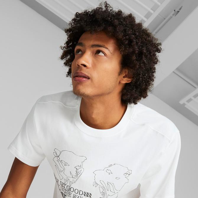  Puma New Era Erkek Beyaz T-Shirt