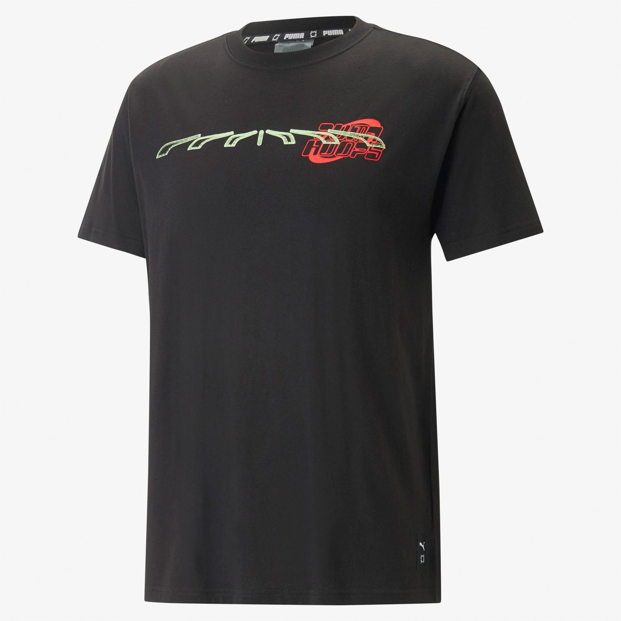  Puma New Era Erkek Siyah T-Shirt