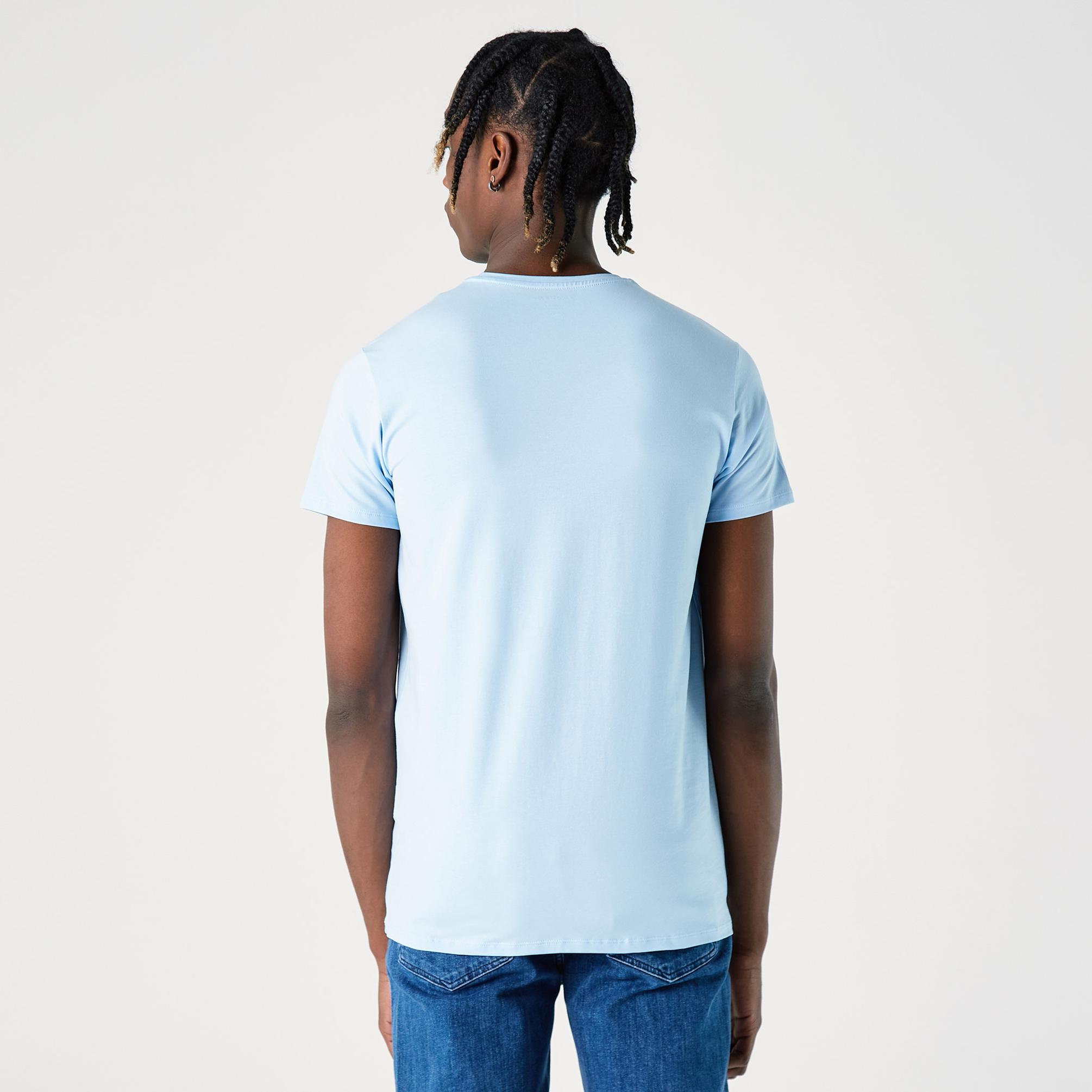  Lacoste Slim Fit Erkek Mavi T-Shirt