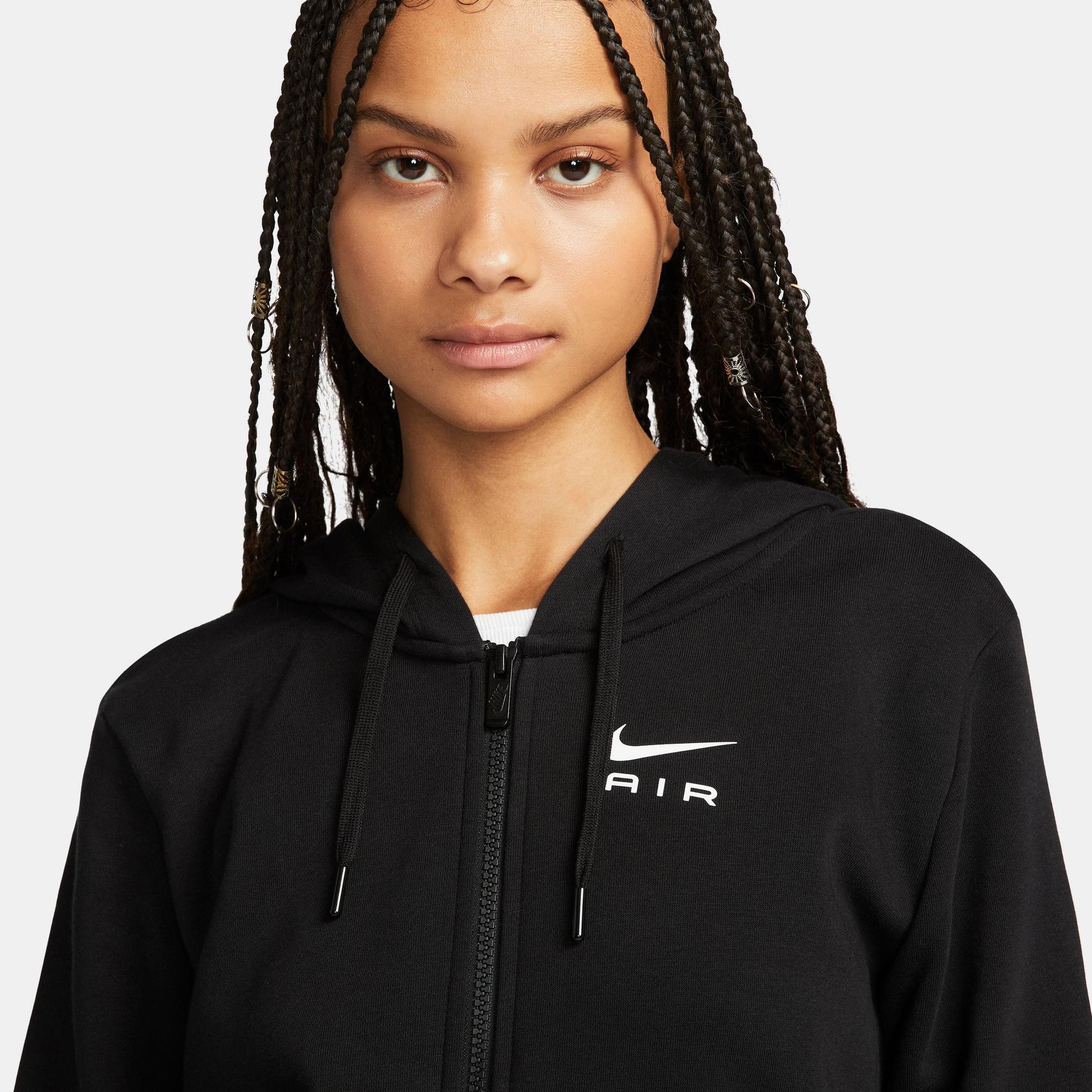  Nike Sportswear Air Fleece Kadın Siyah Eşofman Üstü