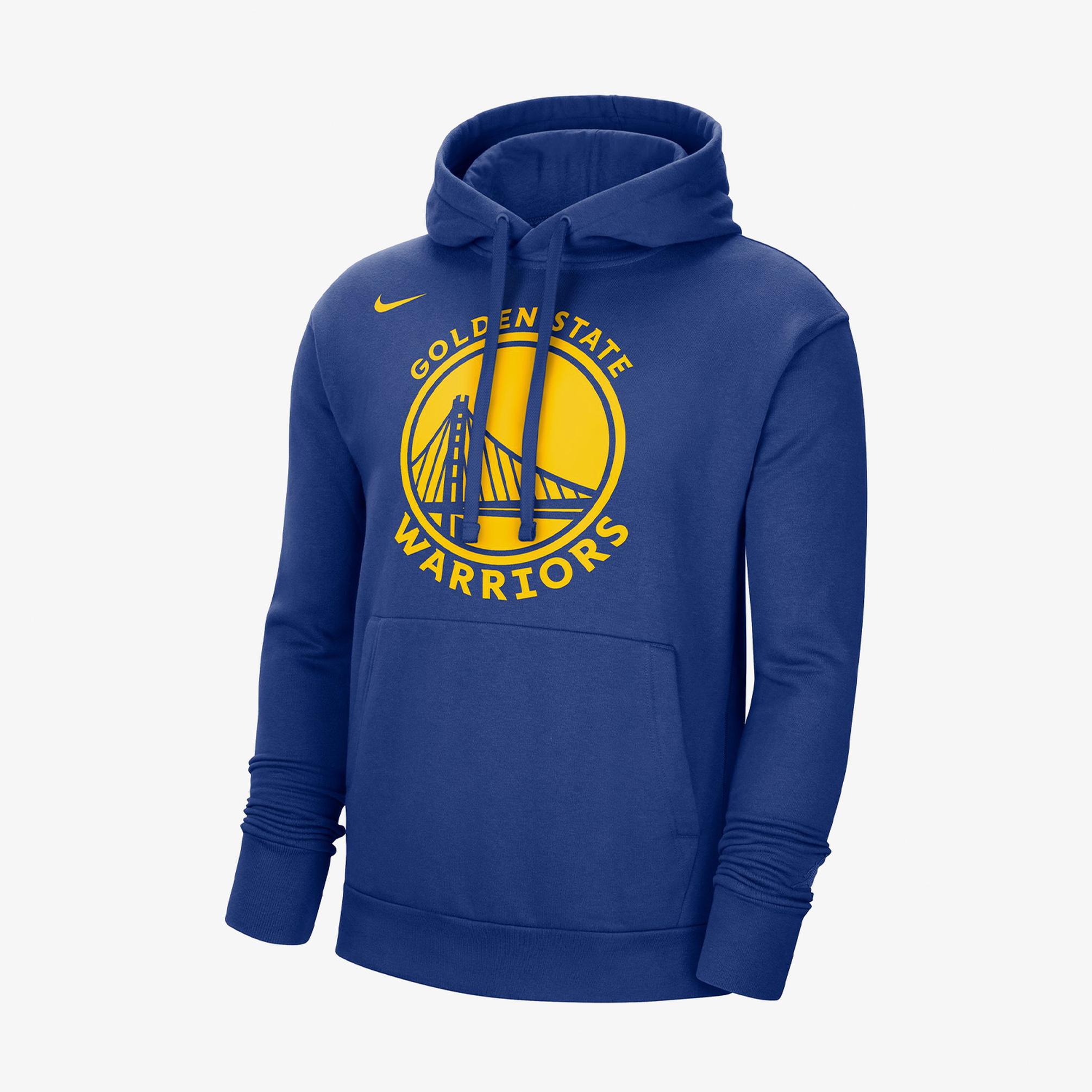  Nike Golden State Warriors Essential Erkek Mavi Hoodie