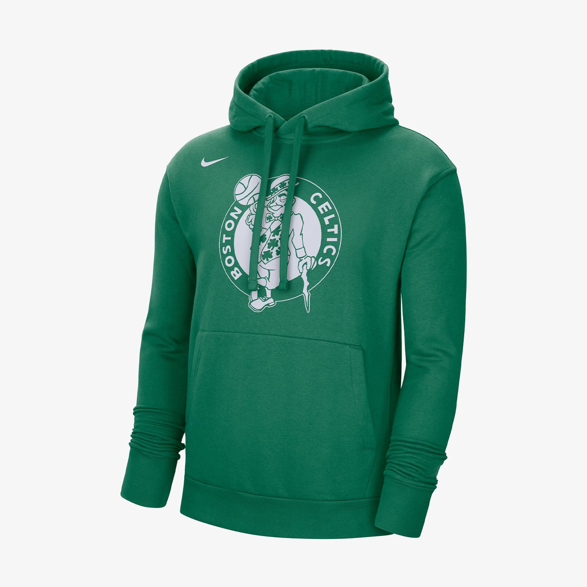  Nike Boston Celtics Fleece Pullover Essential Erkek Yeşil Hoodie