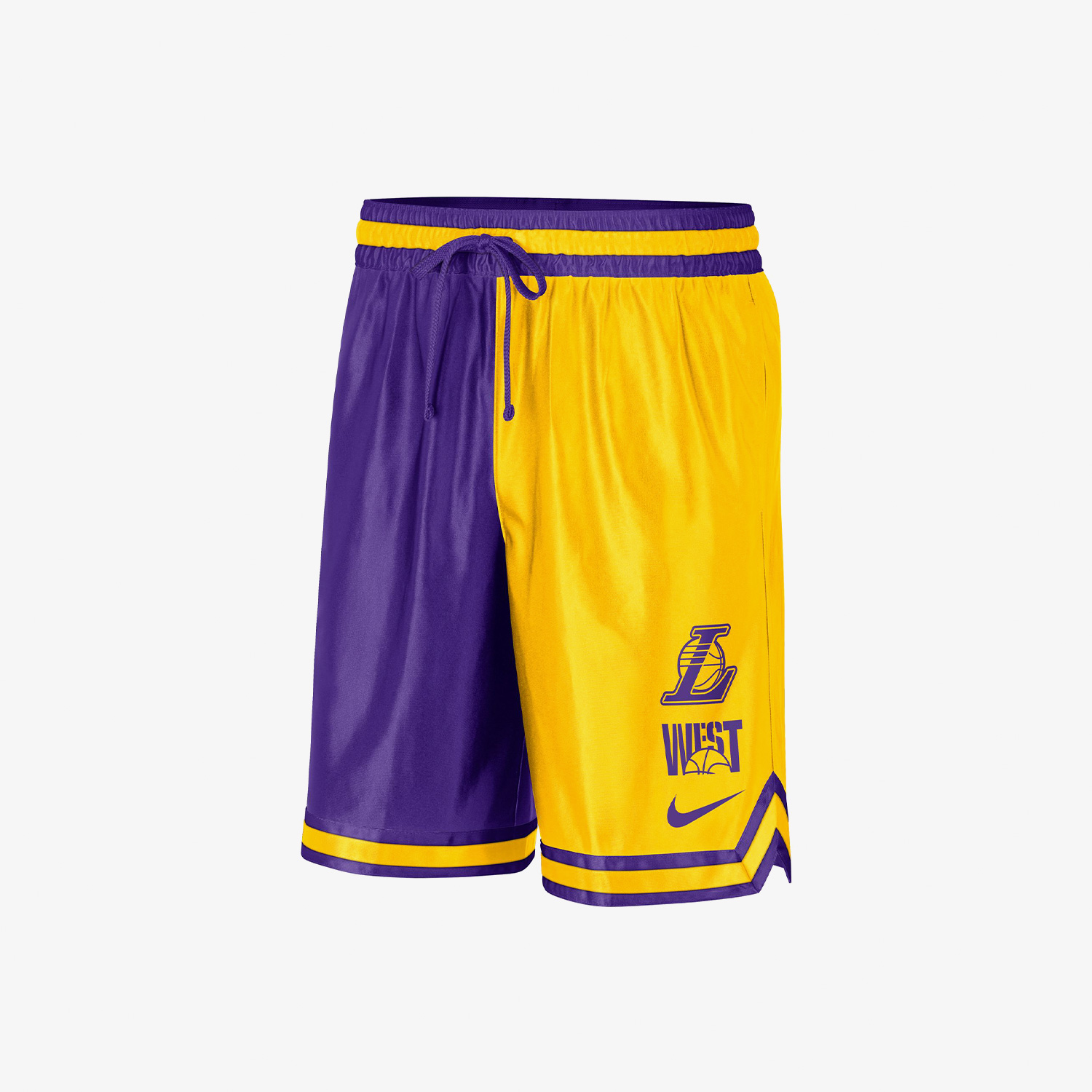 Nike Los Angeles Lakers Courtside Dri-FIT NBA Erkek Sarı/Mor Şort