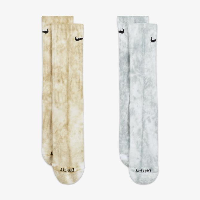  Nike Everyday Plus Cush Crew Unisex Renkli 2'li Çorap