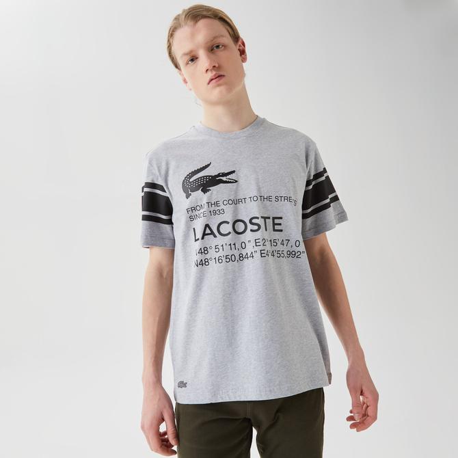  Lacoste Active Erkek Gri T-Shirt