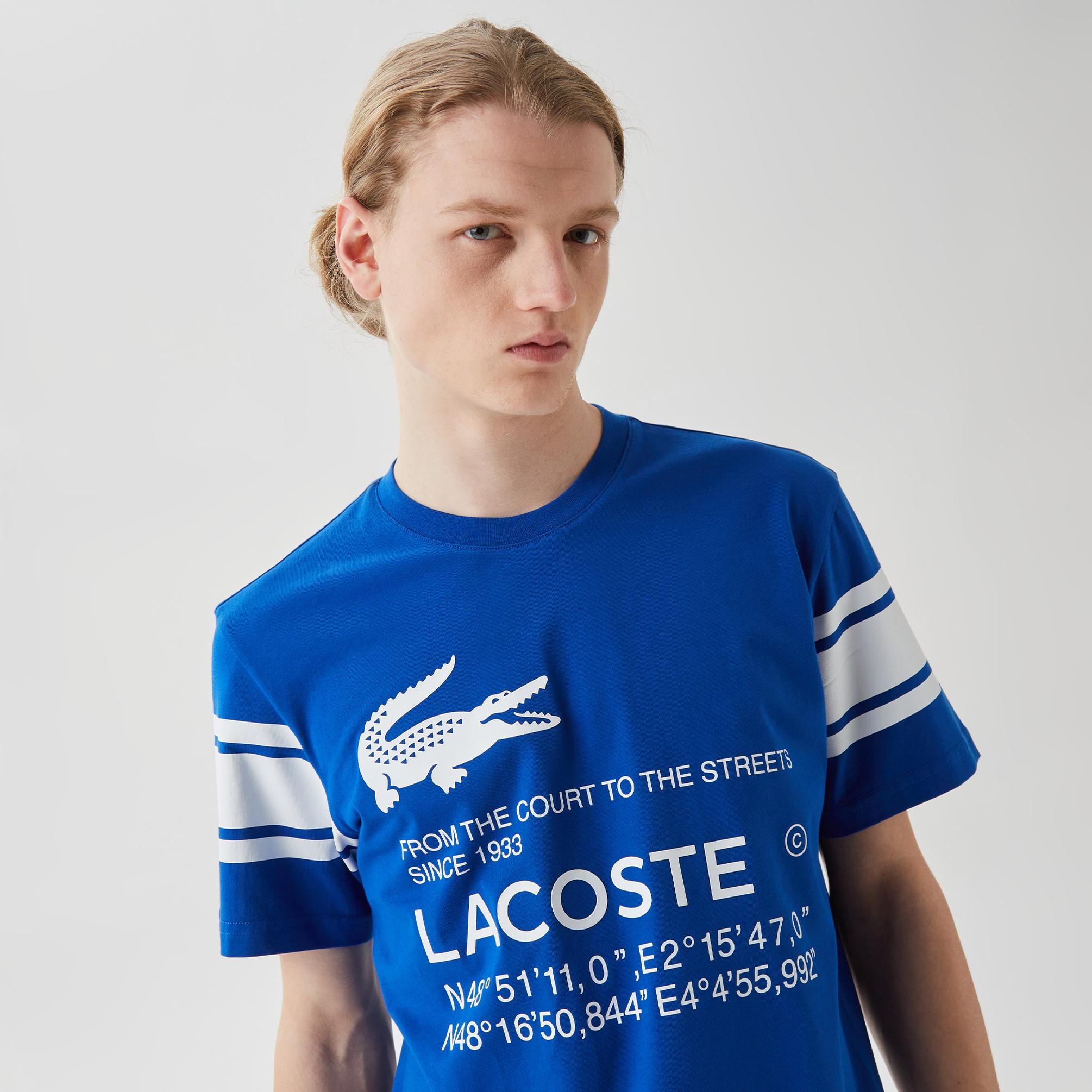  Lacoste Active Erkek Mavi T-Shirt