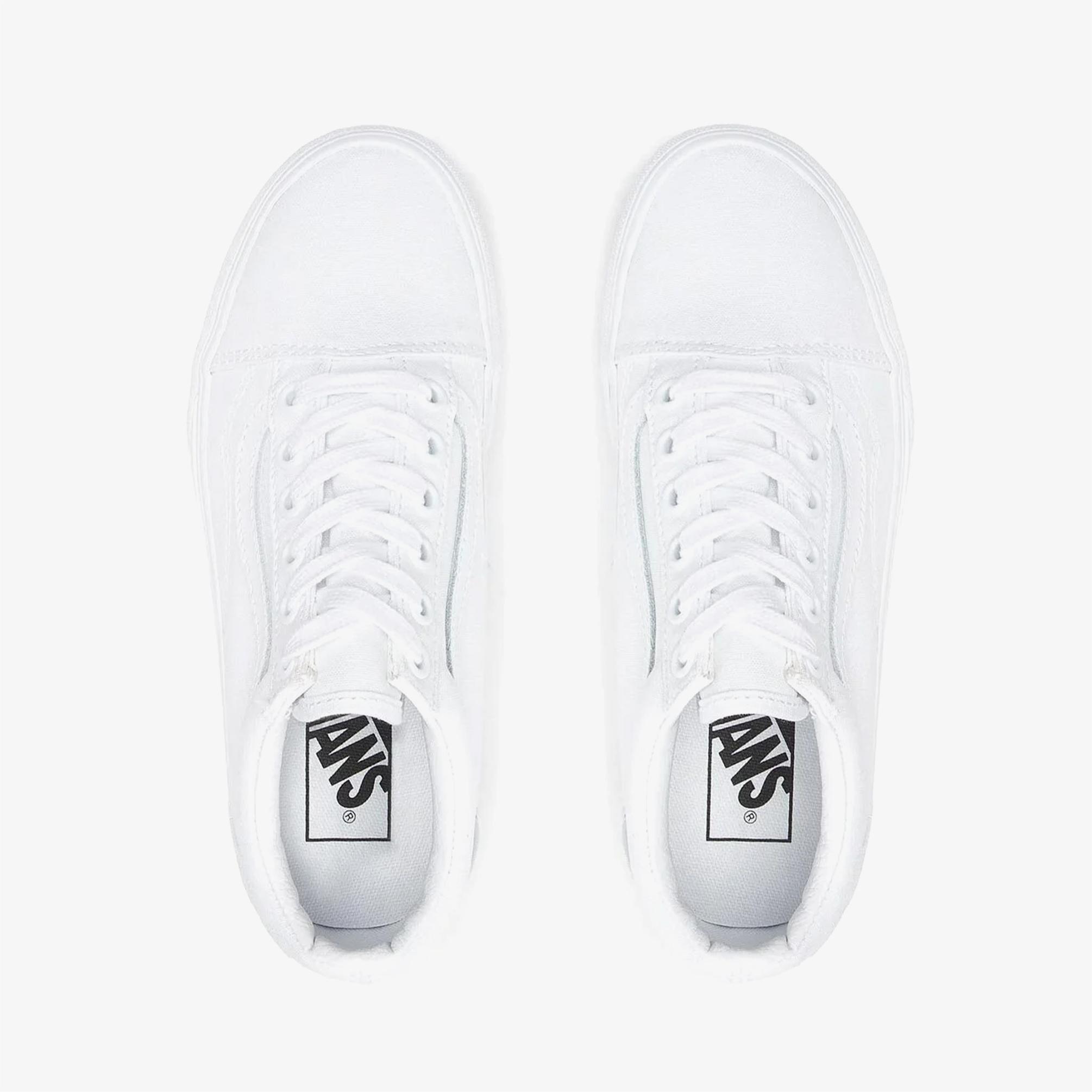  Vans Ua Old Skool Stackform Unisex Beyaz Sneaker