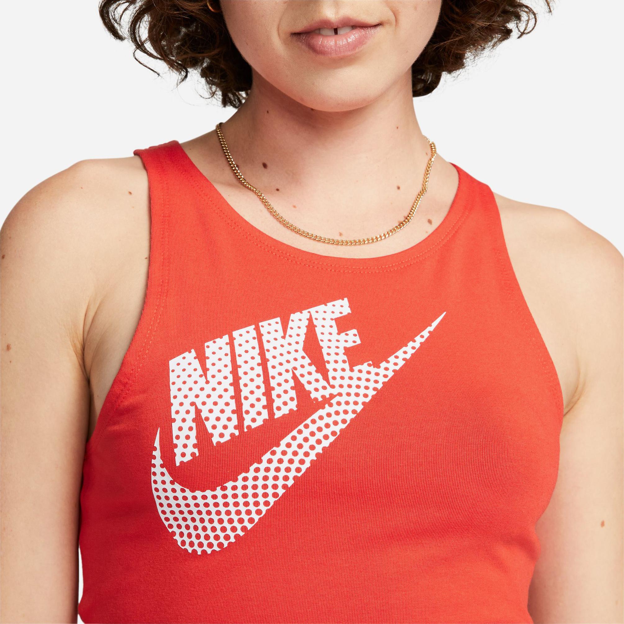  Nike Sportswear Tank Top Kadın Kırmızı T-Shirt