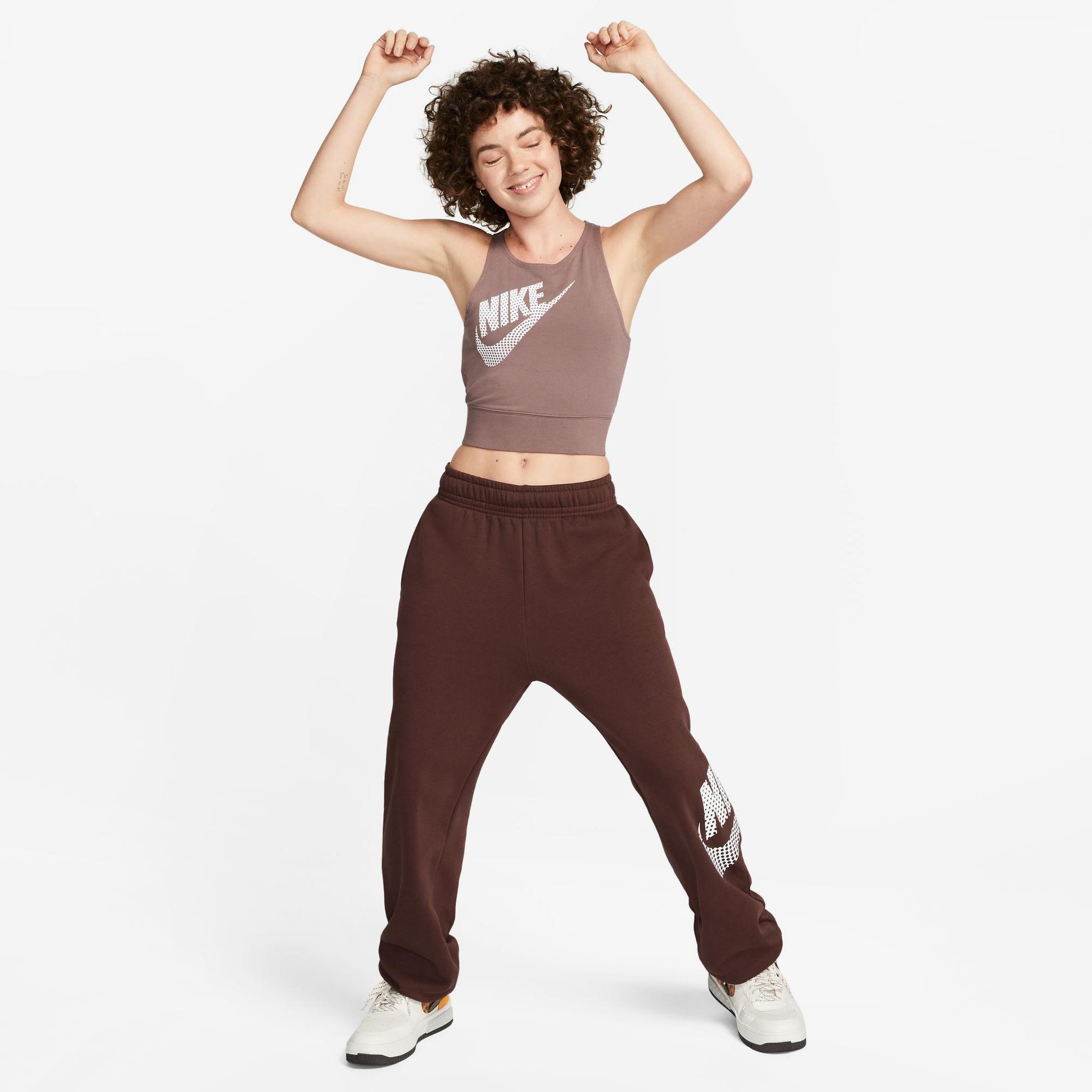  Nike Sportswear Tank Top Kadın Kahverengi T-Shirt