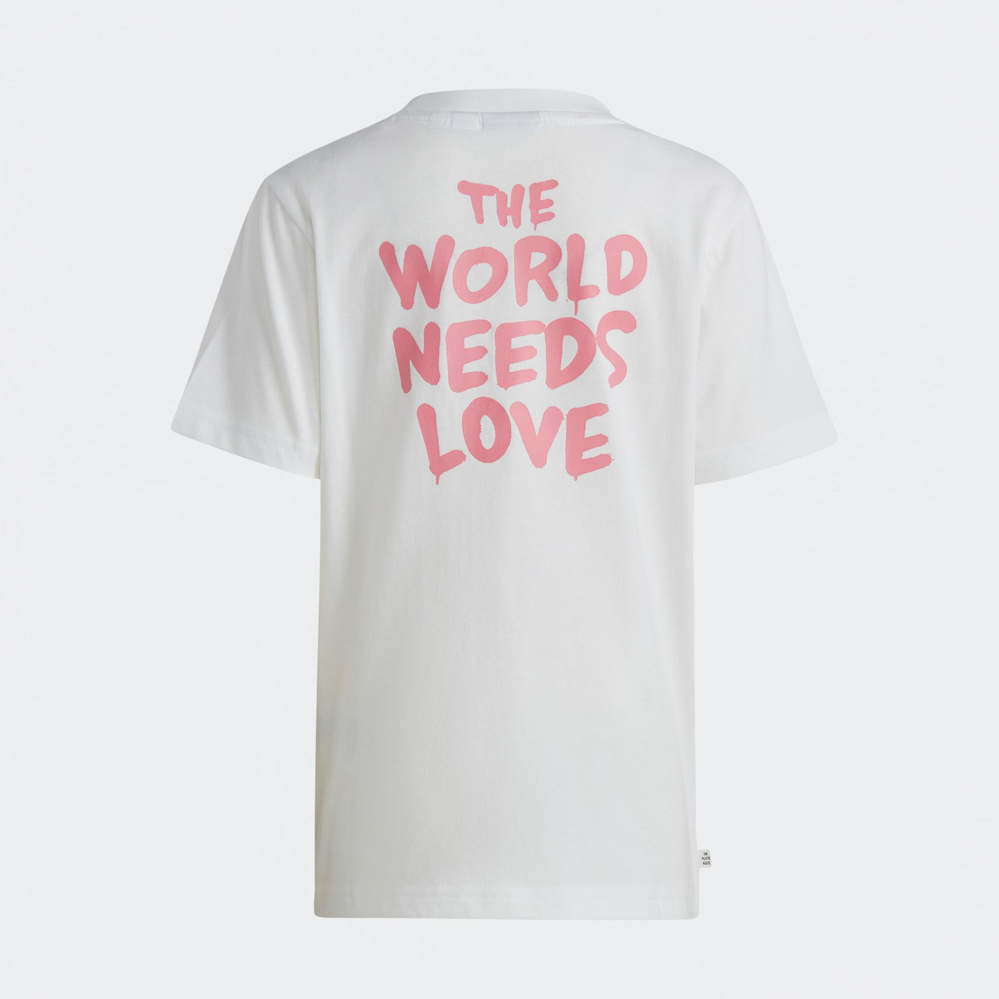  adidas Originals x André Saraiva Çocuk Beyaz T-Shirt ve Şort Takımı