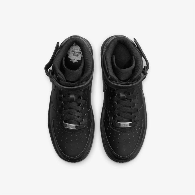  Nike Air Force 1 Mid LE Kadın Siyah Spor Ayakkabı