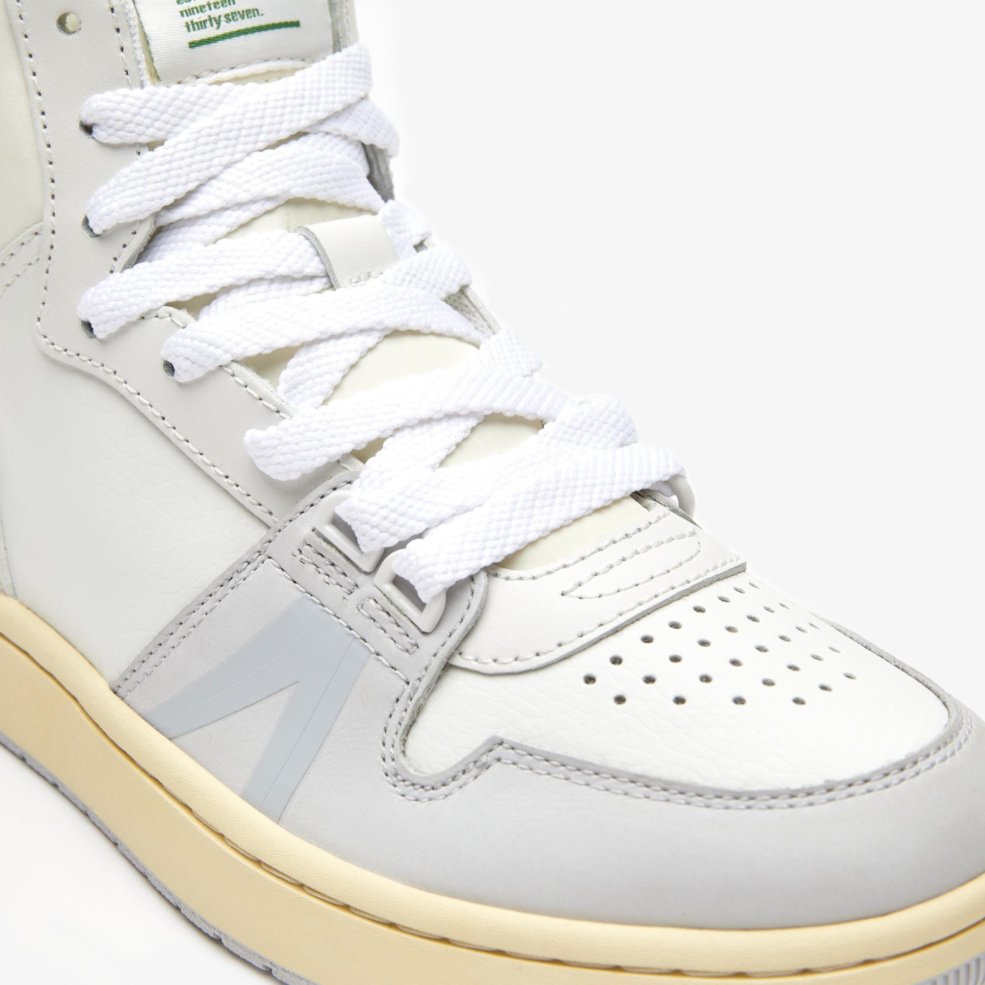  Lacoste L001 Mid Kadın Beyaz Sneaker