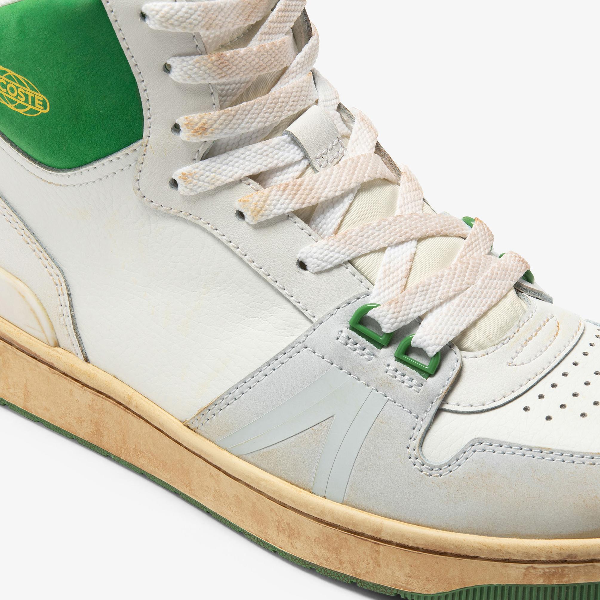  Lacoste L001 Mid Erkek Beyaz Sneaker
