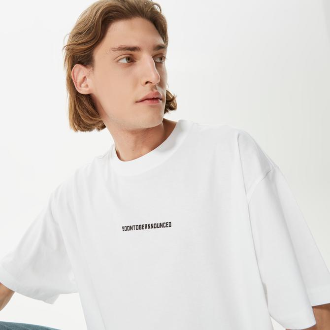  Soon To Be Announced Sportswear Unisex Beyaz T-Shirt