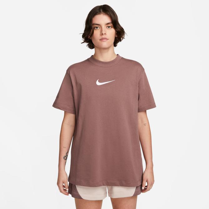  Nike Sportswear Brief Kadın Kahverengi T-Shirt