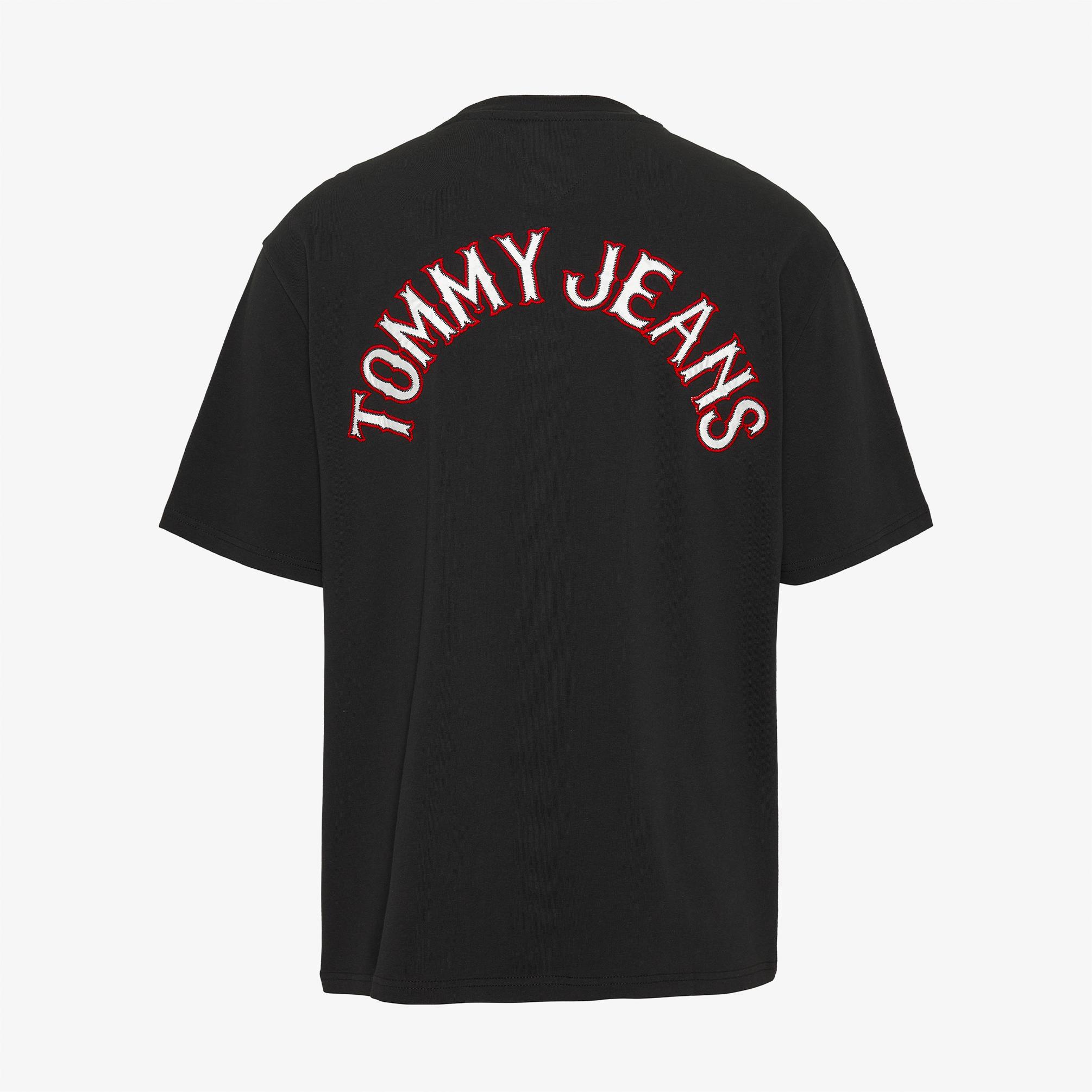  Tommy Jeans Skate Modern Erkek Siyah T-shirt