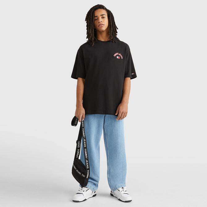  Tommy Jeans Skate Modern Erkek Siyah T-shirt