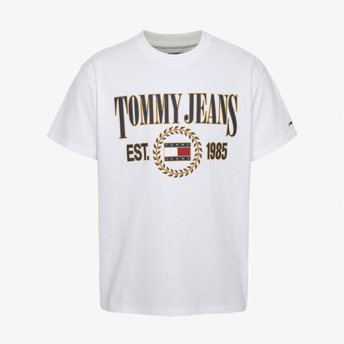  Tommy Jeans Rlx Luxe 2 Erkek Beyaz T-shirt