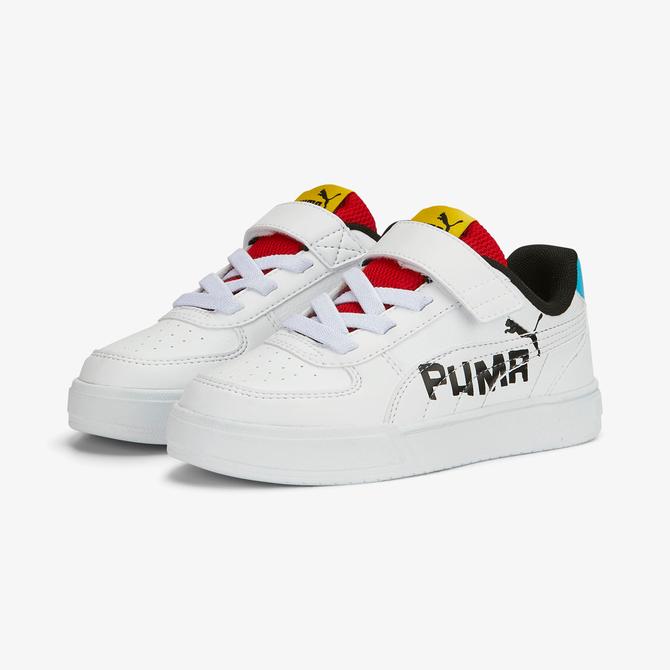  Puma Caven Brand Love AC+ PS Çocuk Beyaz Spor Ayakkabı