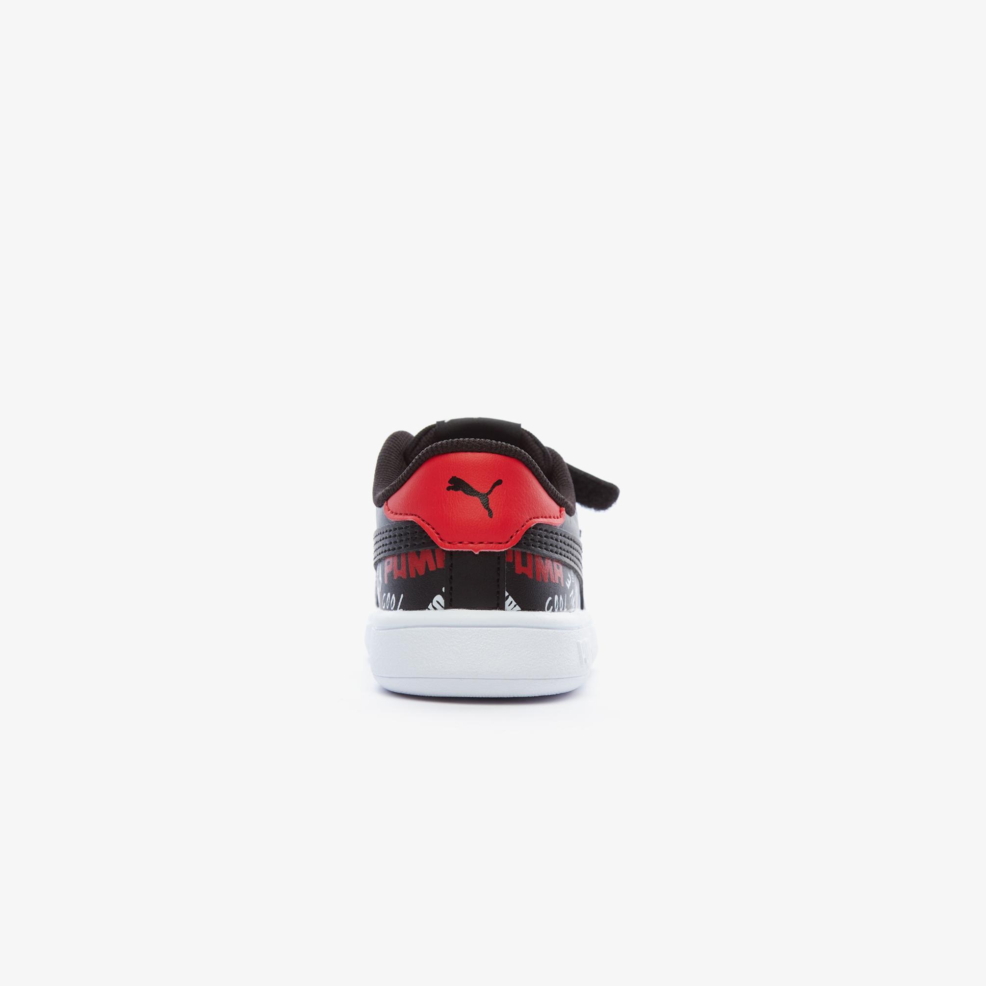  Puma Smash v2 Brand Love V Bebek Siyah Sneaker