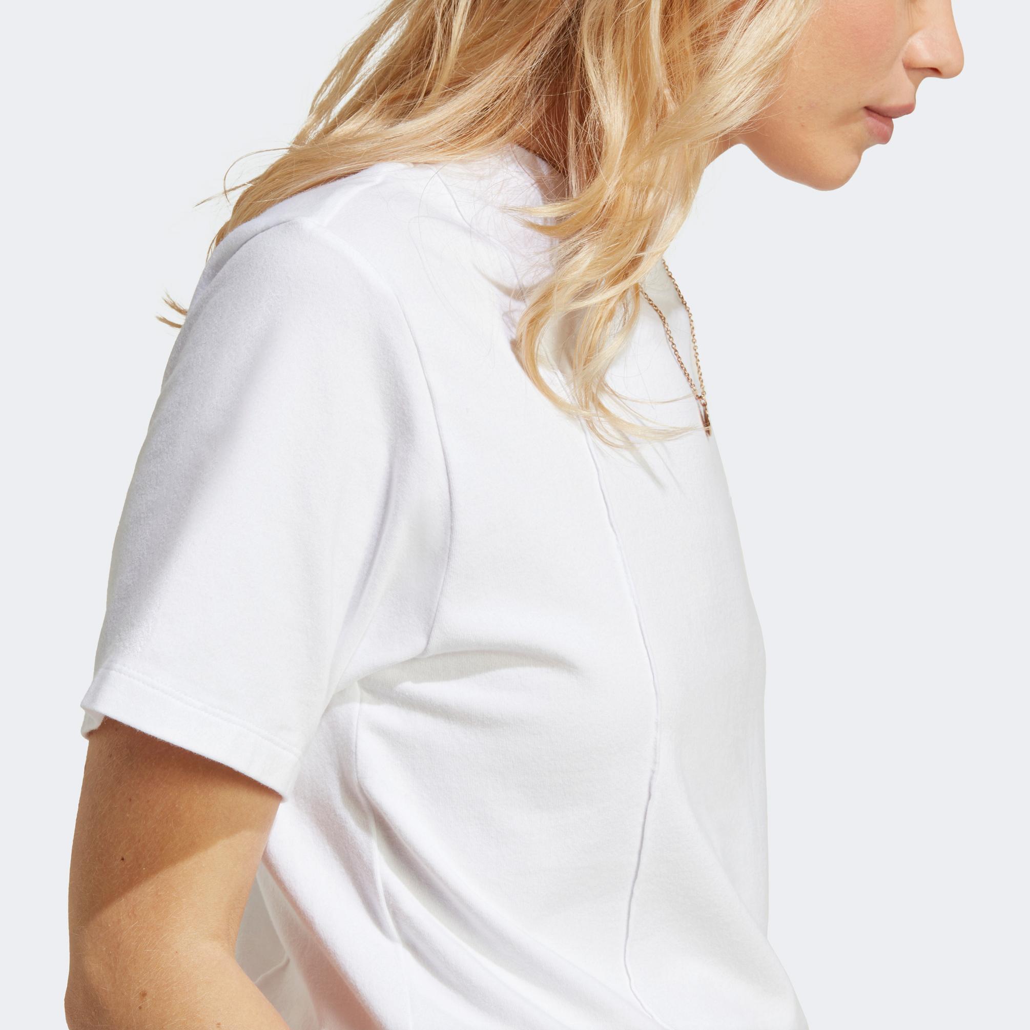  adidas Premium Essentials Kadın Beyaz T-Shirt