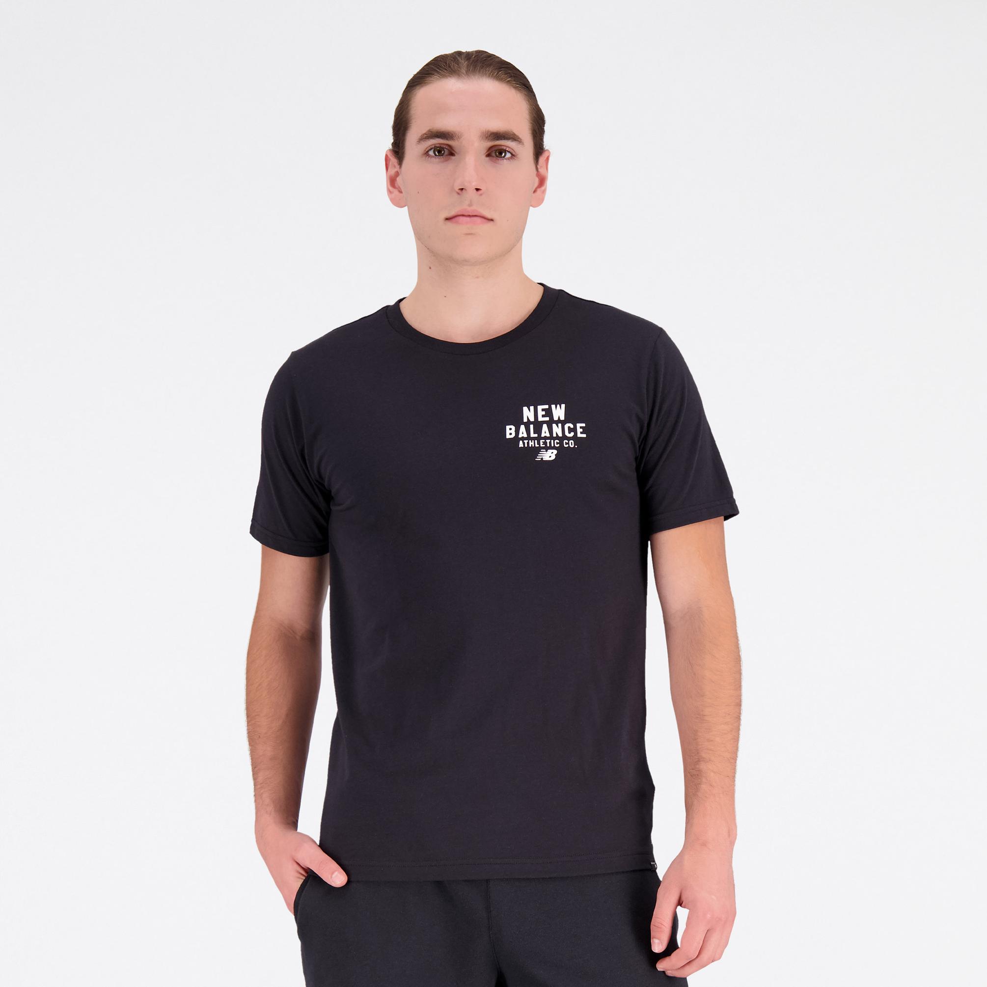  New Balance Sport Core Erkek Siyah T-Shirt