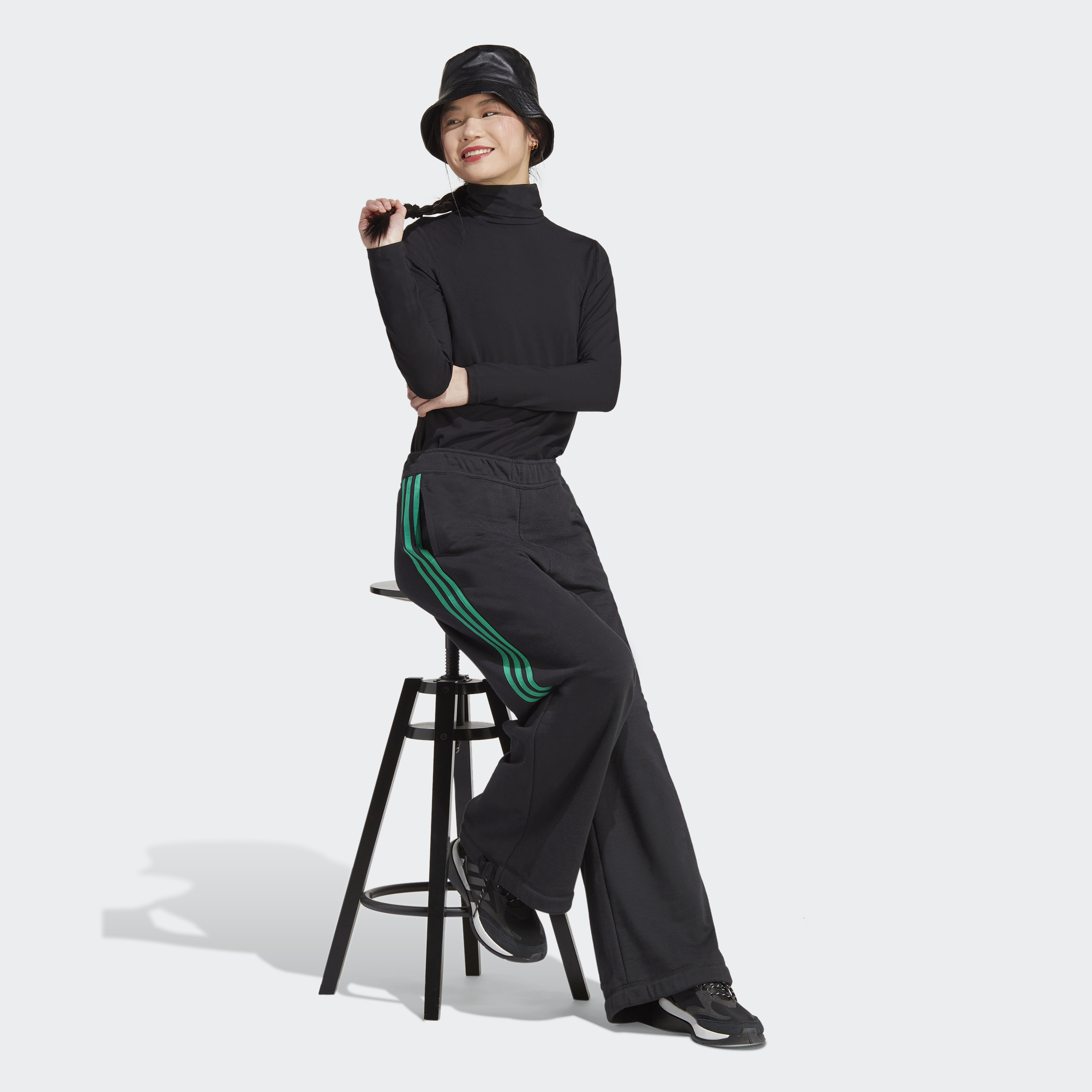 adidas Dance Knit Kadın Siyah Eşofman Altı