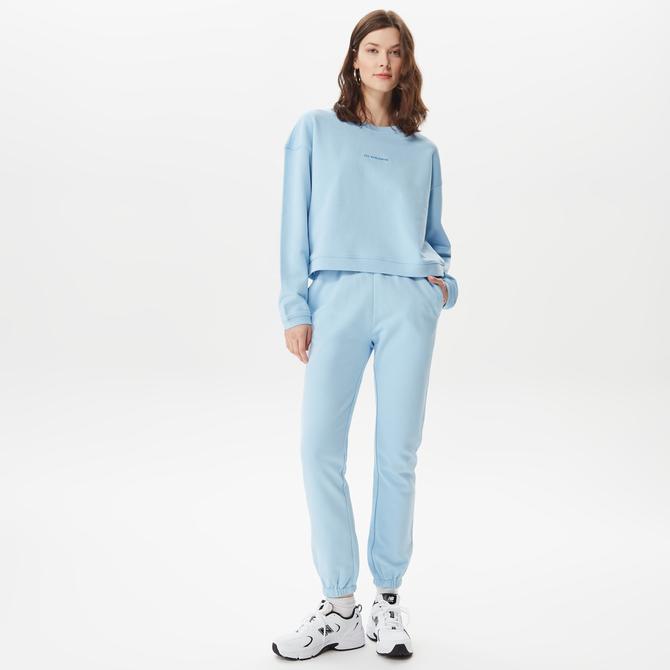  Les Benjamins Essentials Kadın Mavi Sweatshirt