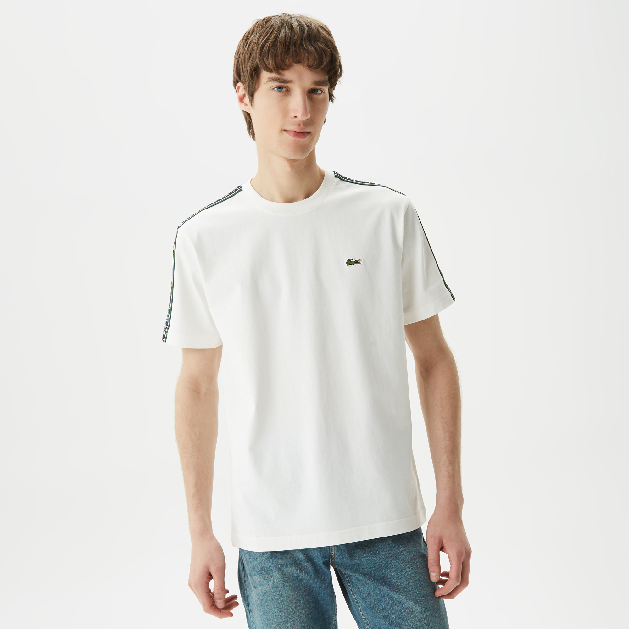 Lacoste Core Erkek Beyaz T-Shirt