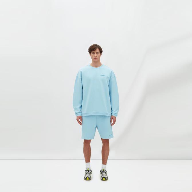  Les Benjamins Essentials Erkek Mavi Sweatshirt