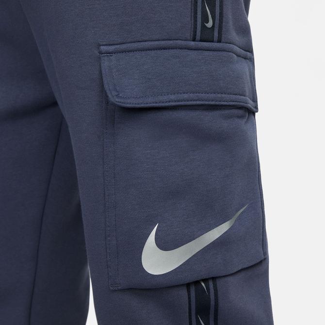 Nike Sportswear Repeat Fleece Cargo Erkek Mavi Eşofman Altı