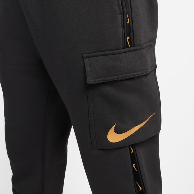  Nike Sportswear Repeat Fleece Cargo Erkek Gri Eşofman Altı