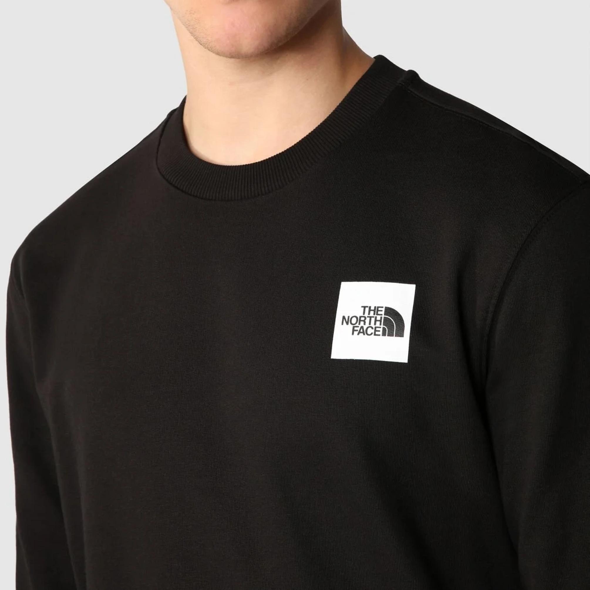  The North Face Summer Logo Erkek Siyah Sweatshirt