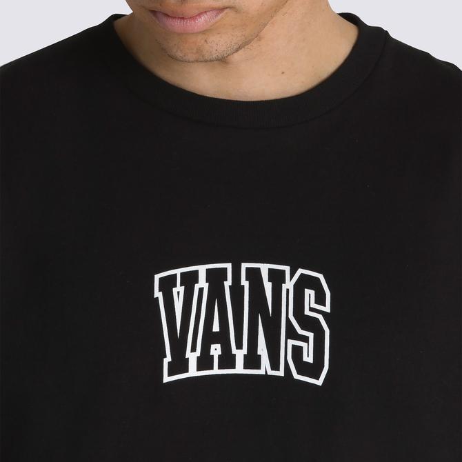  Vans Academy Crest Sleeve Erkek Siyah T-Shirt
