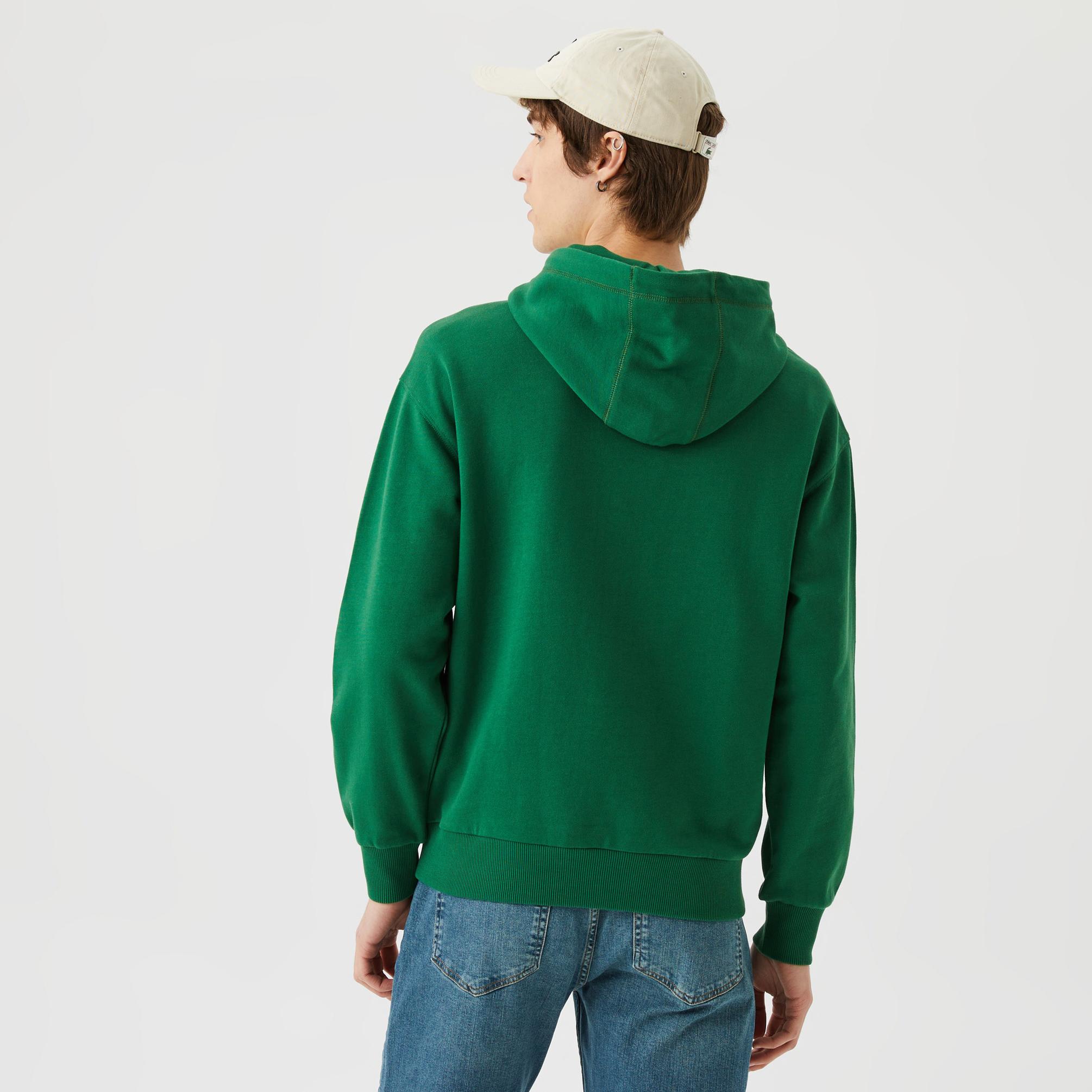  Lacoste Core Unisex Yeşil Sweatshirt