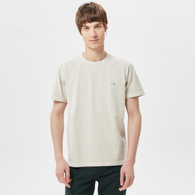 Lacoste Core Erkek Bej T-Shirt