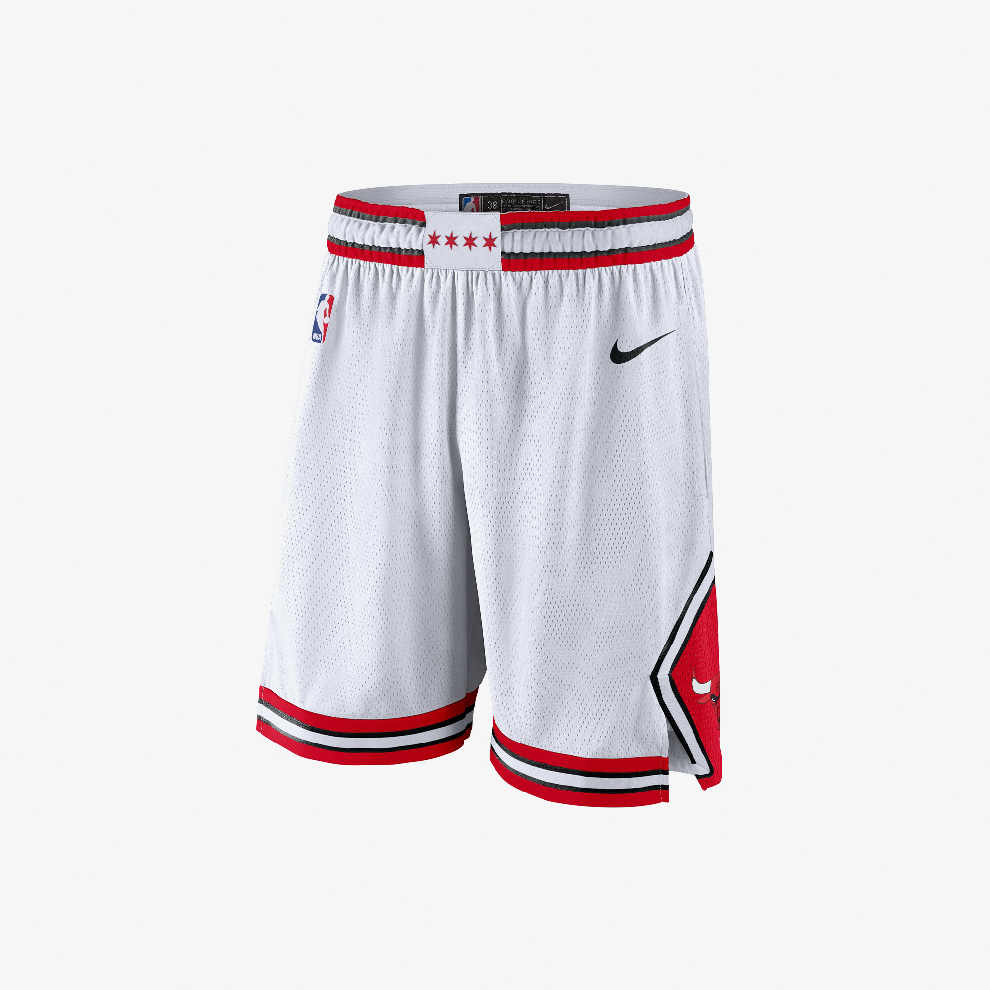 Nike Chicago Bulls NBA Erkek Beyaz Şort