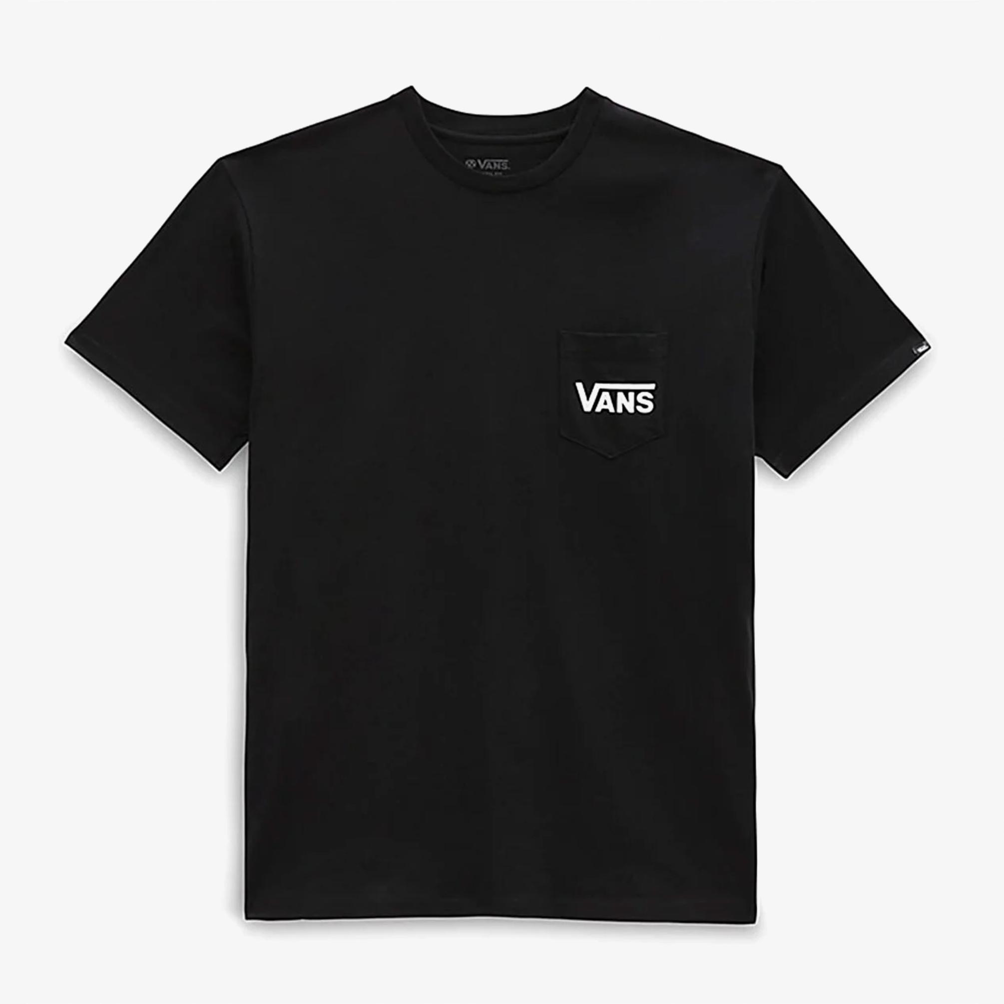  Vans Style 76 Back Erkek Siyah T-Shirt
