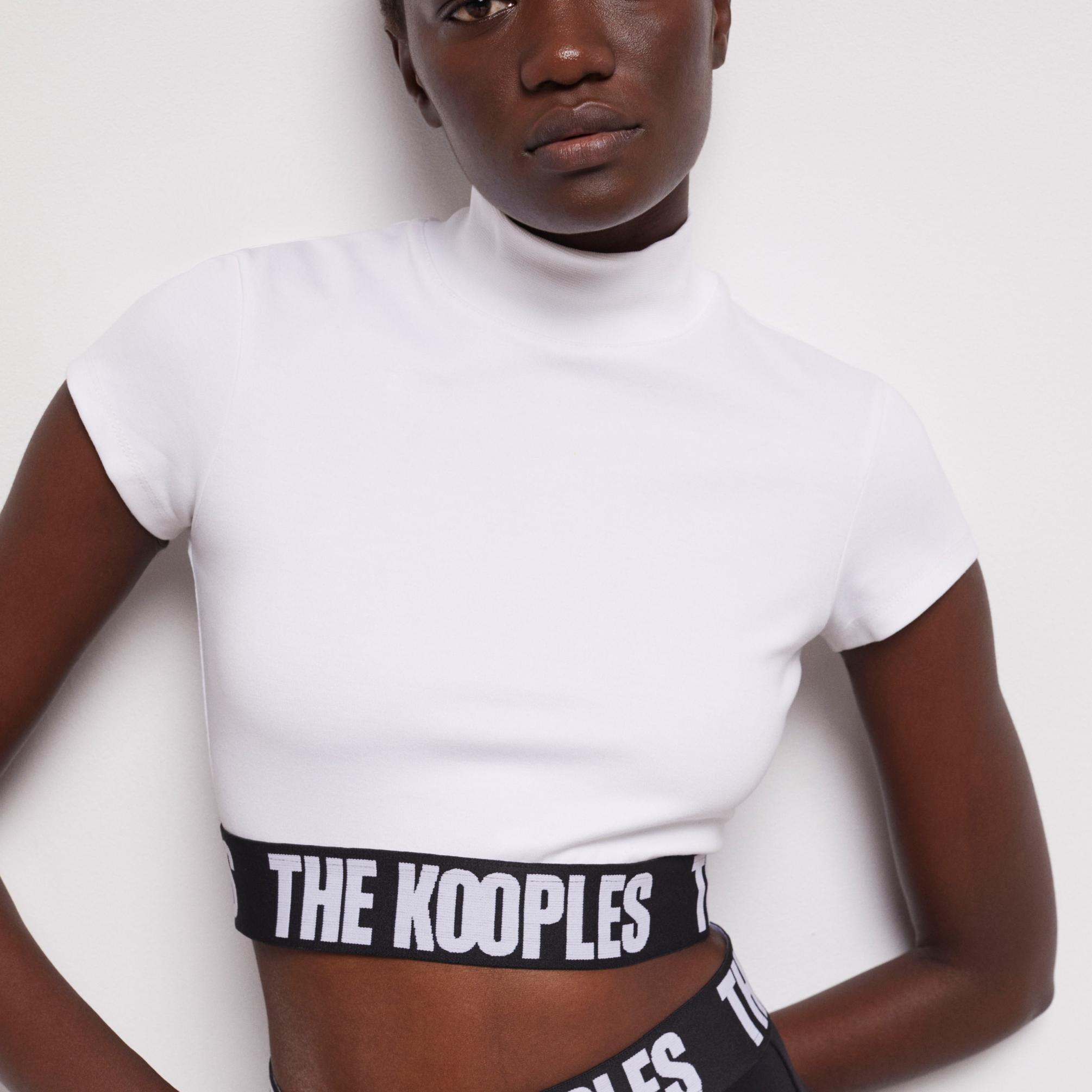  The Kooples Round-neck Kadın Beyaz T-Shirt